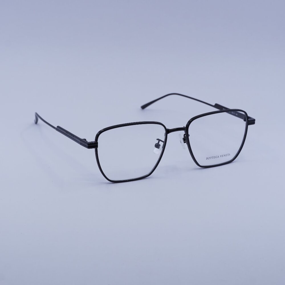 Bottega Veneta BV1015O 001 Eyeglasses Black 52mm Square Frame